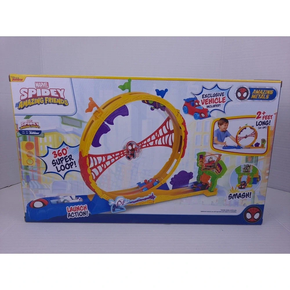Marvel Spidey And His Amazing Friends Spidey Amazing Metals Super Loop Track Set